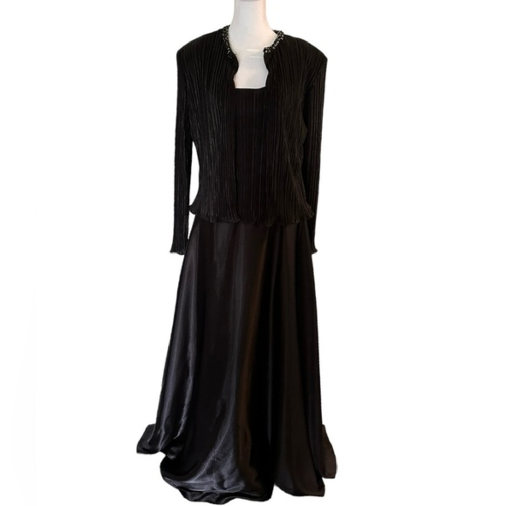 Cachet size 8 2pc set black dress blazer